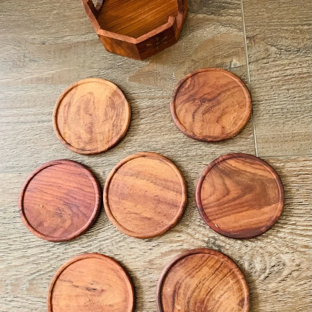 Wooden coasters